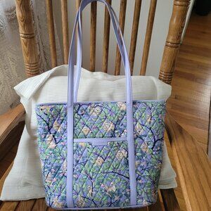 Vera Bradley "Hanging Around" Sloth Tote Bag | Lavender Purple | Like New